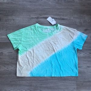 Old Navy - Loose Short Sleeve Crop T-shirt - Tie-Dyed